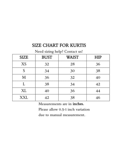 TARANG Madhubani handpainted short kurti