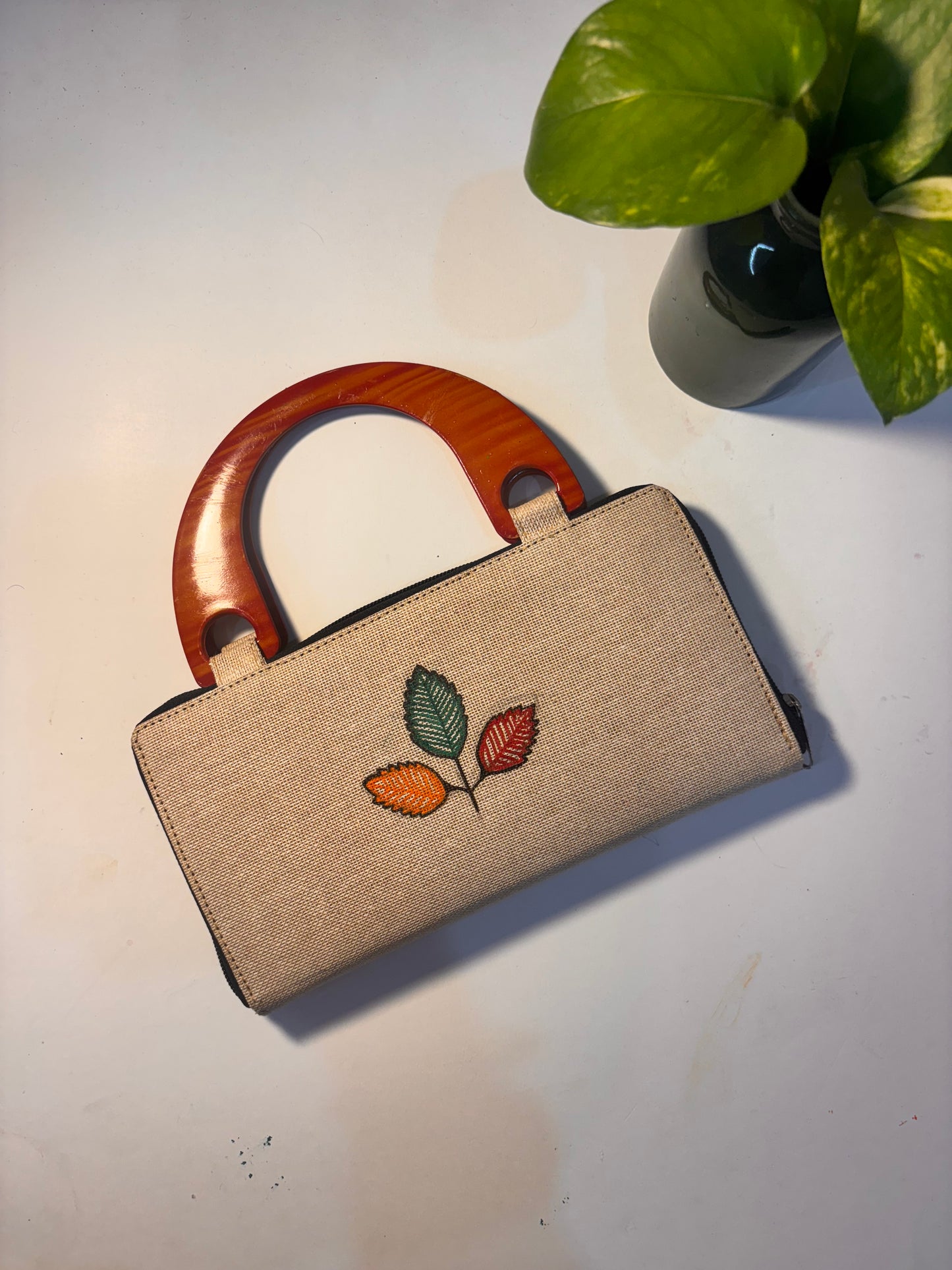 Joda mayur jute handbag