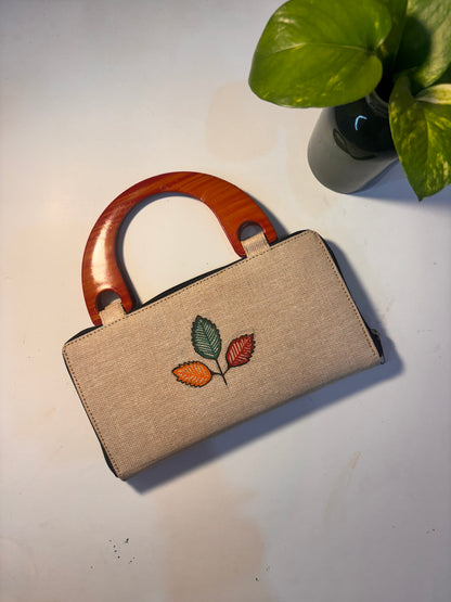 Joda mayur jute handbag
